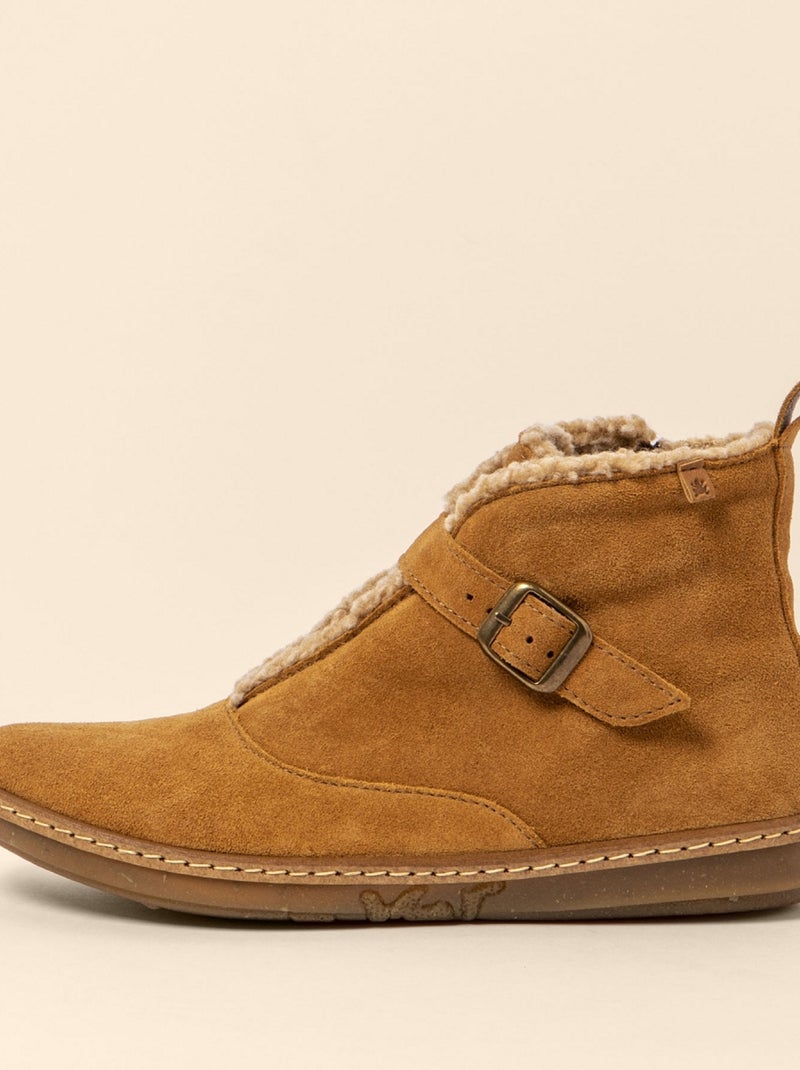 Bottines Boots Femme El Naturalista Marron - Kiabi