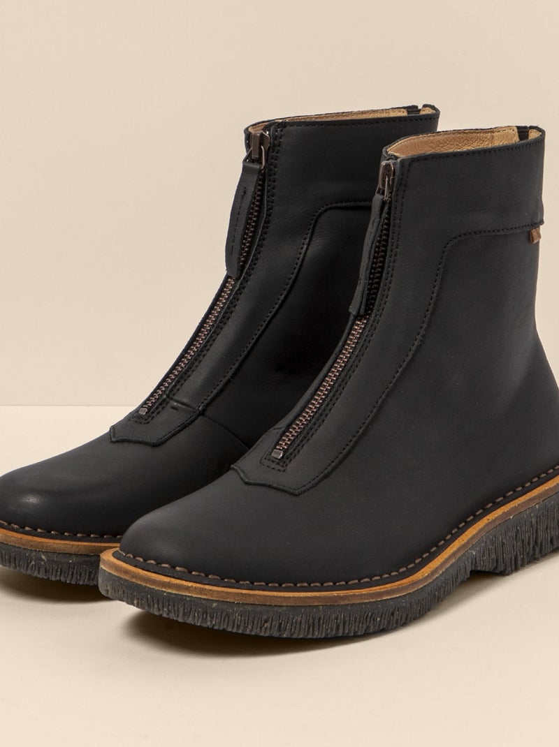 Bottines Boots Femme El Naturalista Noir - Kiabi