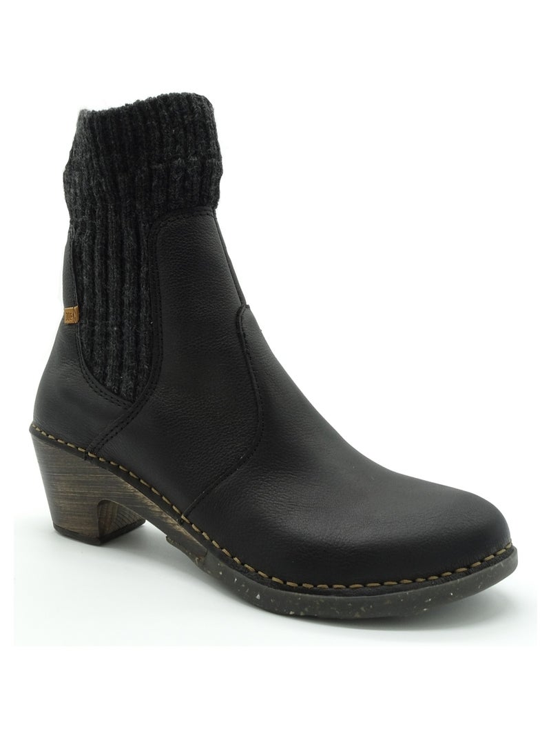 Bottines Boots Femme El Naturalista Noir - Kiabi