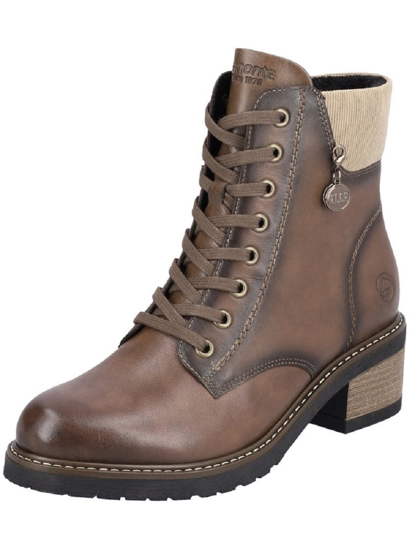 Bottines Boots Femme Remonte Marron - Kiabi