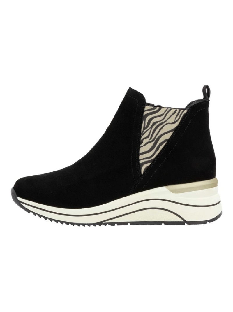 Bottines Boots Femme Remonte Noir - Kiabi