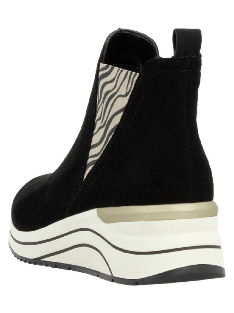 Bottines Boots Femme Remonte Noir - Kiabi
