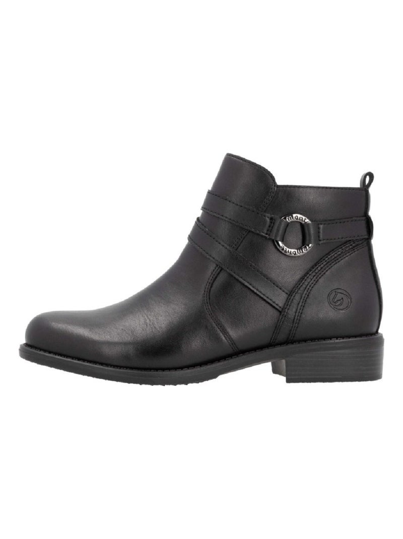 Bottines Boots Femme Remonte Noir - Kiabi