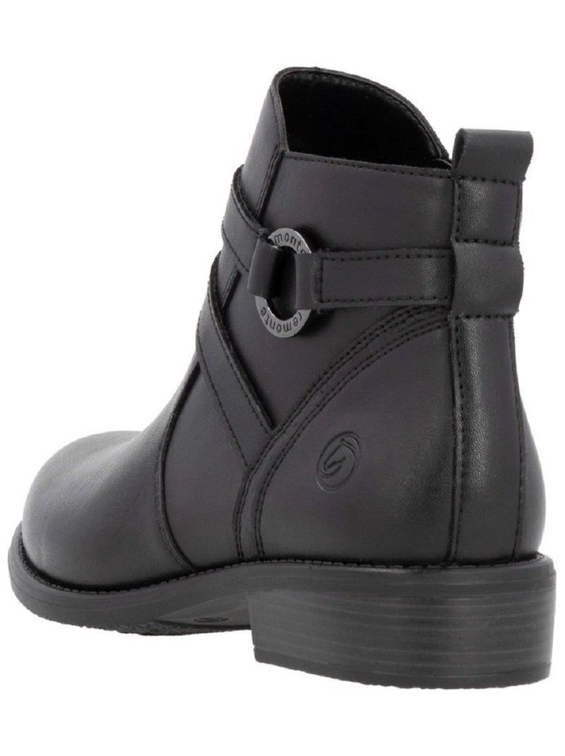 Bottines Boots Femme Remonte Noir - Kiabi