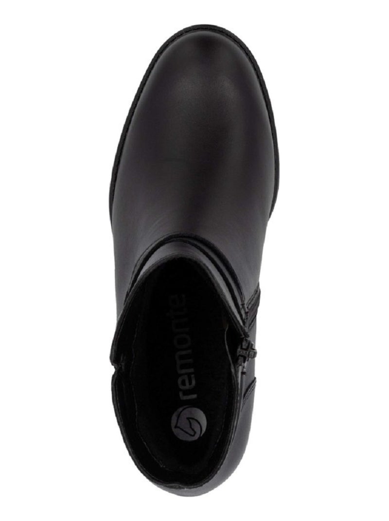 Bottines Boots Femme Remonte Noir - Kiabi
