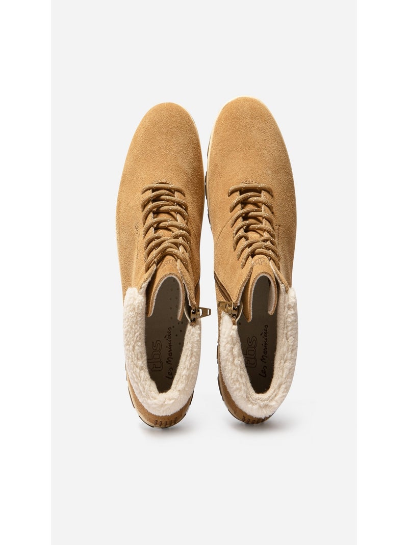 Bottines Boots Femme Tbs Marron - Kiabi