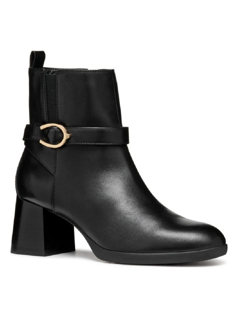 Bottines Boots Geox Noir Noir - Kiabi