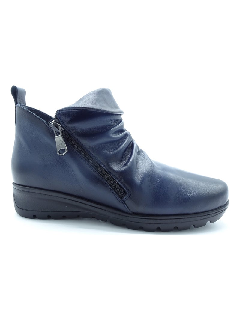Bottines Boots Paula Urban Marine Bleu marine - Kiabi