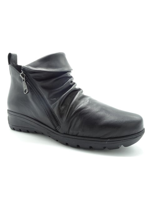 Bottines Boots Paula Urban Noir - Kiabi