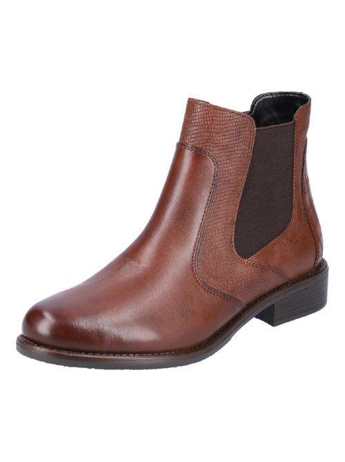 Bottines Boots Remonte Marron - Kiabi