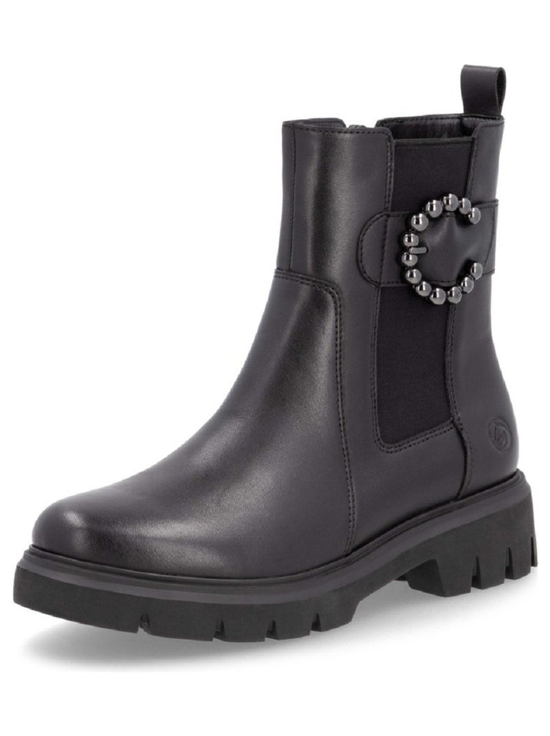 Bottines Boots Remonte Noir Noir - Kiabi