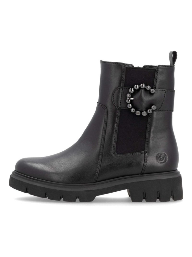 Bottines Boots Remonte Noir Noir - Kiabi