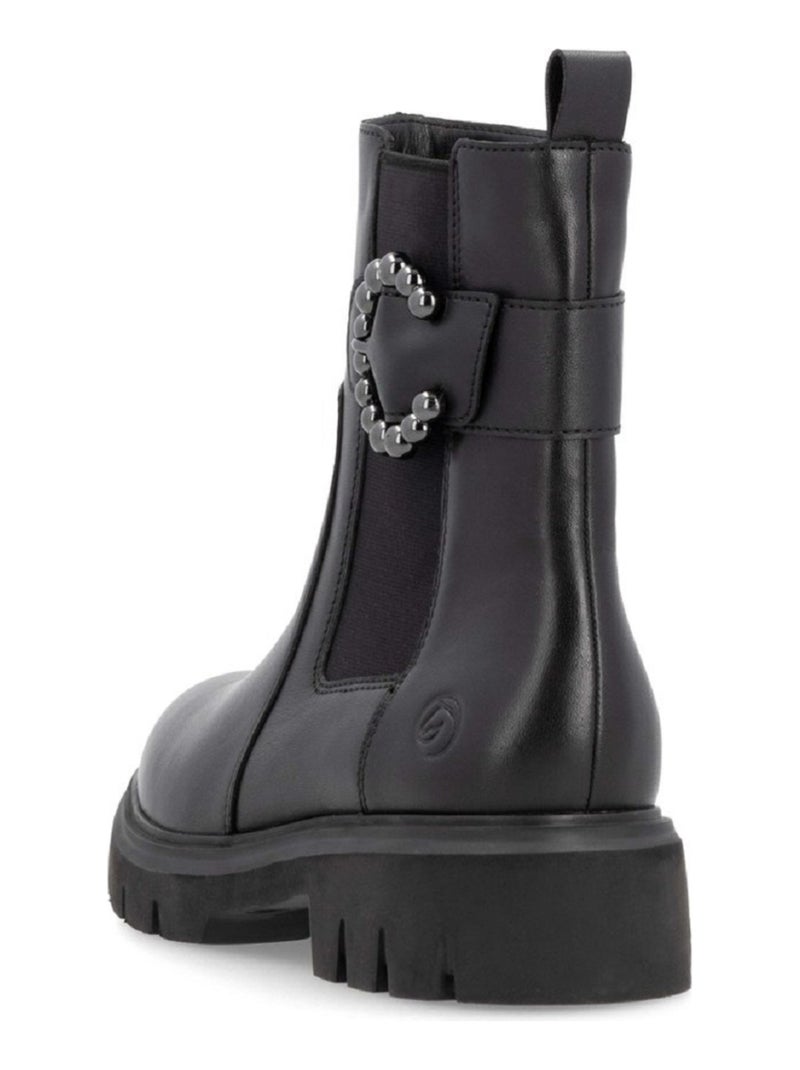 Bottines Boots Remonte Noir Noir - Kiabi