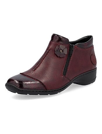 Bottines Boots Rieker Bordeaux