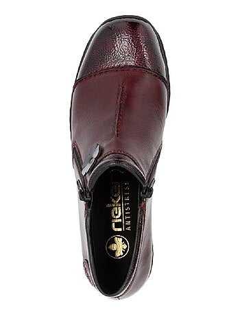 Bottines Boots Rieker Bordeaux