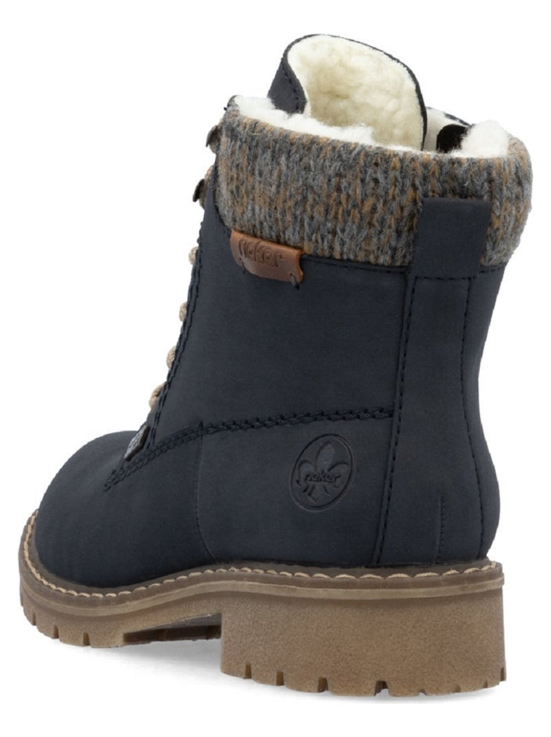 Bottines Chaussures Rieker Femme Bleu Marine Chaussures Rieker