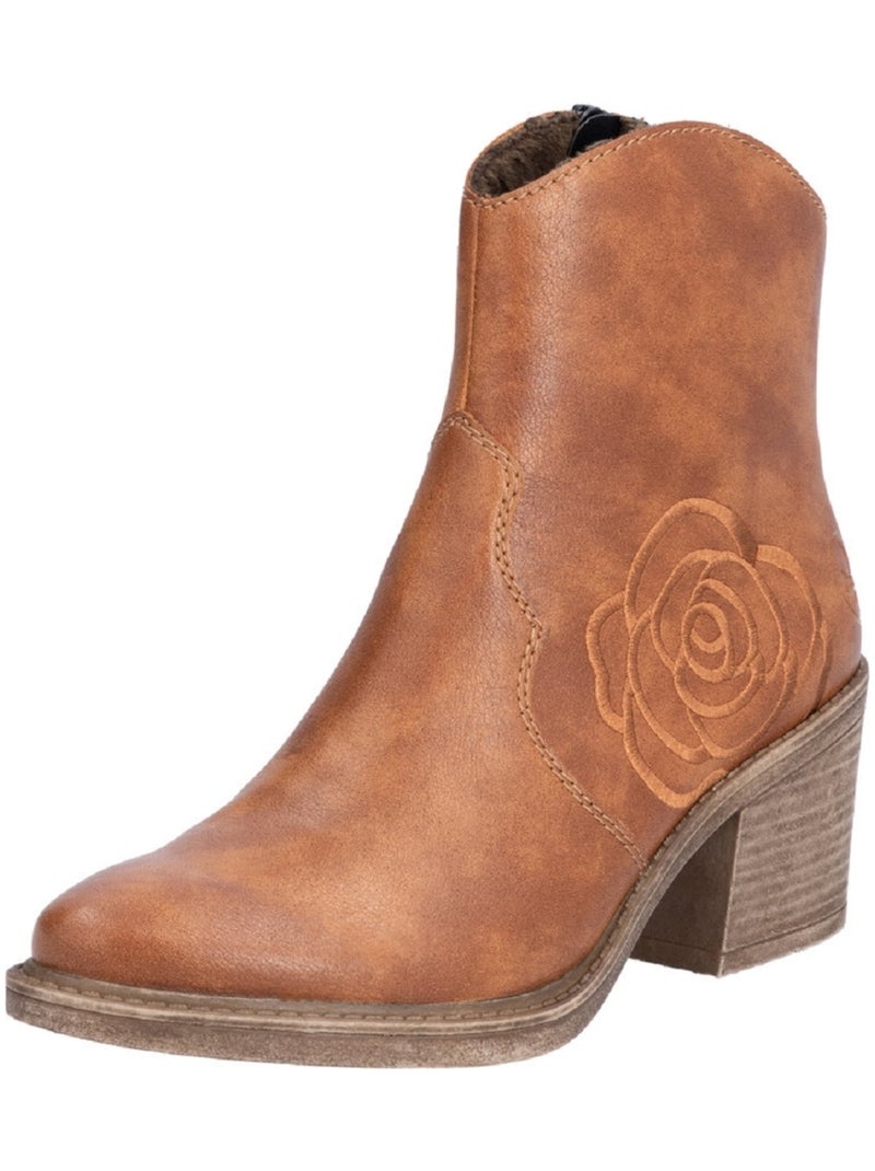 Bottines Boots Rieker Marron Marron - Kiabi