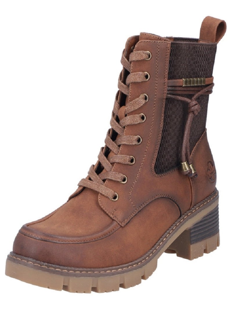 Bottines Boots Rieker Marron Marron - Kiabi