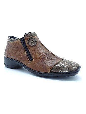 Bottines Boots Rieker Marron
