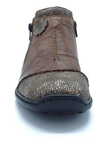 Bottines Boots Rieker Marron