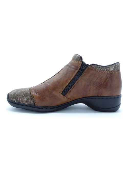 Bottines Boots Rieker Marron - Kiabi