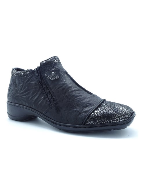 Bottines Boots Rieker Noir - Kiabi