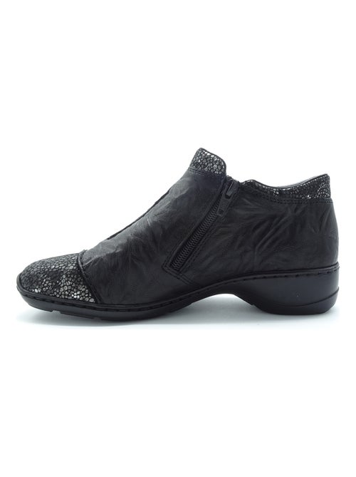 Bottines Boots Rieker Noir - Kiabi