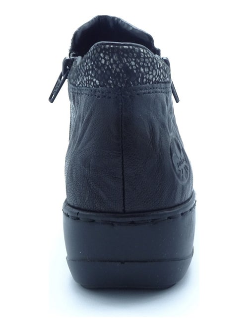 Bottines Boots Rieker Noir - Kiabi