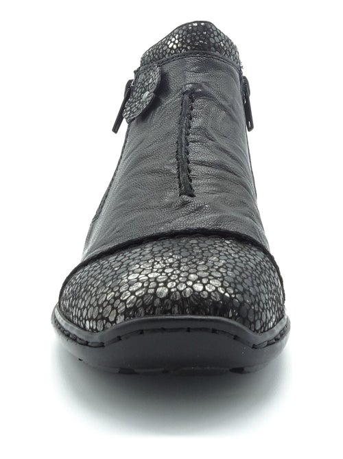 Bottines Boots Rieker Noir - Kiabi