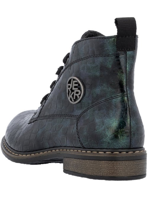 Bottines Boots Rieker Vert - Kiabi