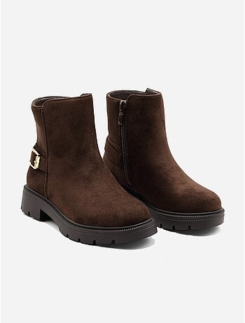 Bottines boucle ardillon