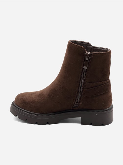 Bottines boucle ardillon - Kiabi