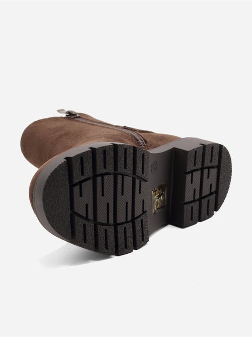 Bottines boucle ardillon - Kiabi