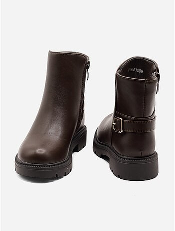 Bottines boucle ardillon
