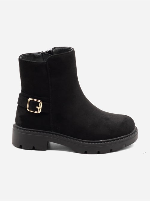 Bottines boucle ardillon - Kiabi