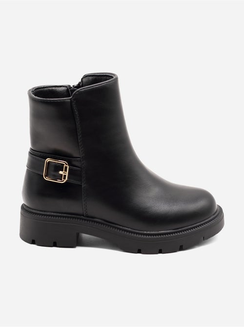 Bottines boucle ardillon - Kiabi