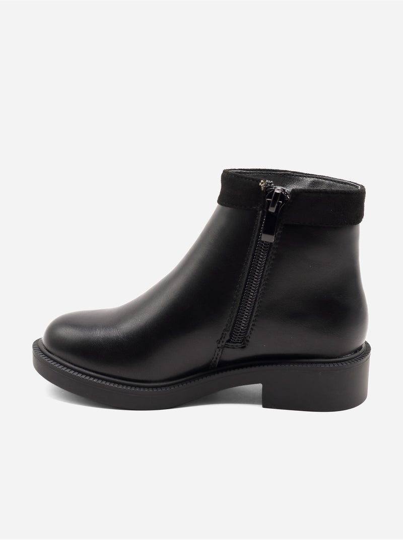 Bottines ? bride Noir - Kiabi
