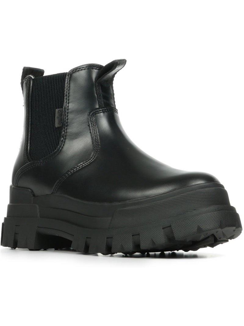 Bottines buffalo aspha chelsea warm vegan box Noir - Kiabi