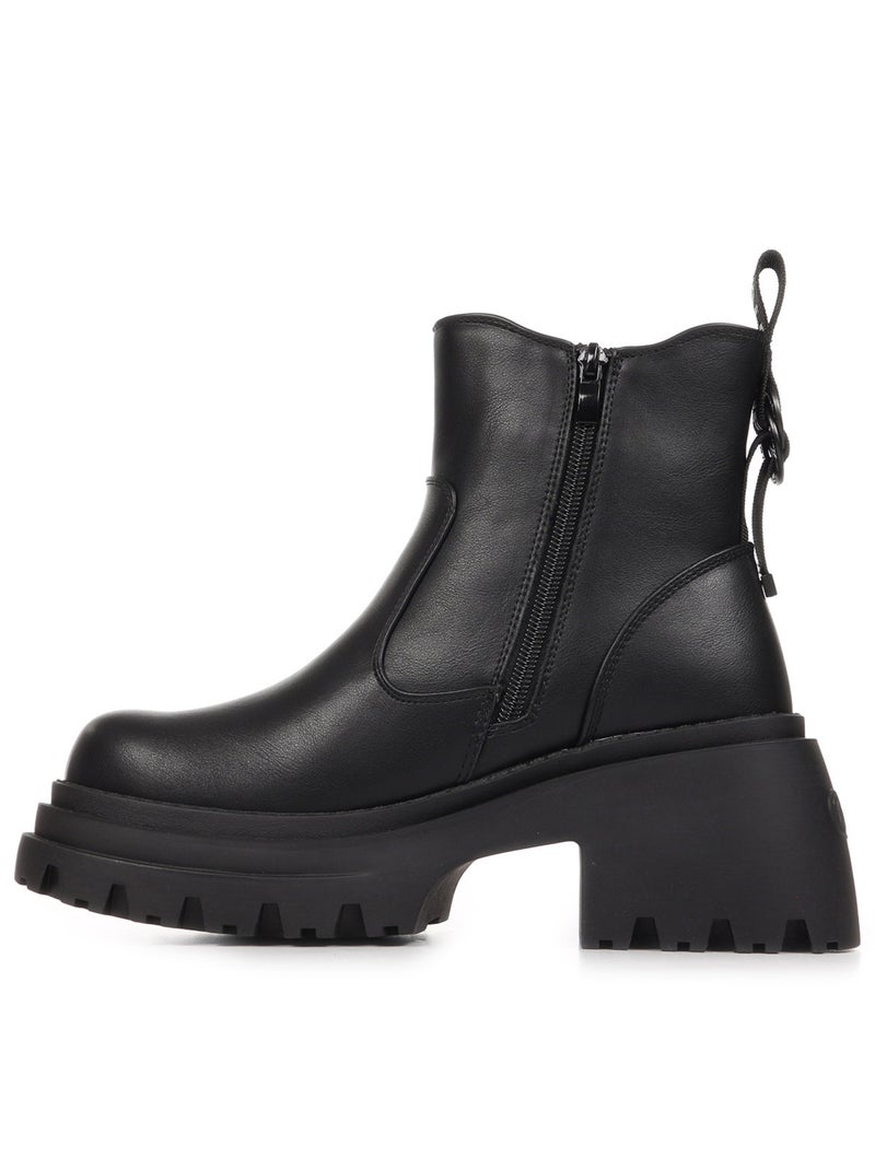 Bottines Buffalo Brav Chelsea Vegan Nappa Noir - Kiabi