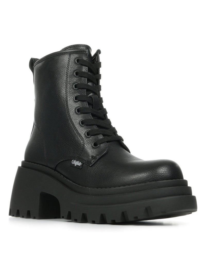 Bottines Buffalo Bravr Lace Up Bfl Noir - Kiabi