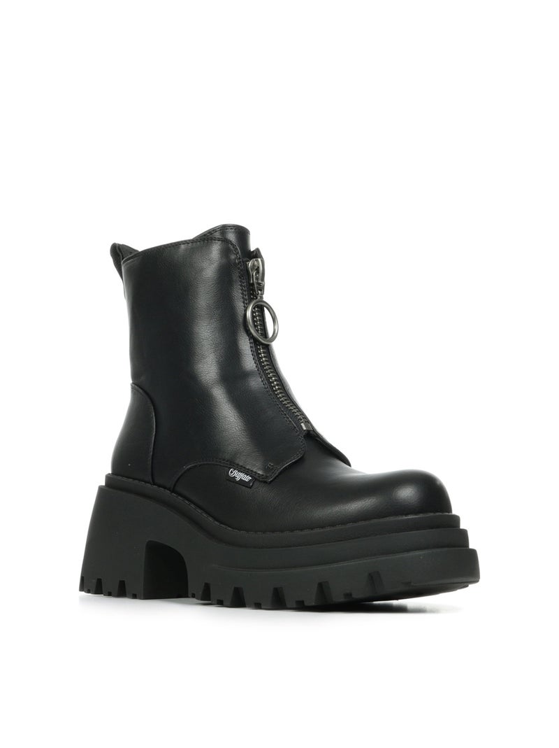Bottines Buffalo Bravr Zip Bfl Noir - Kiabi