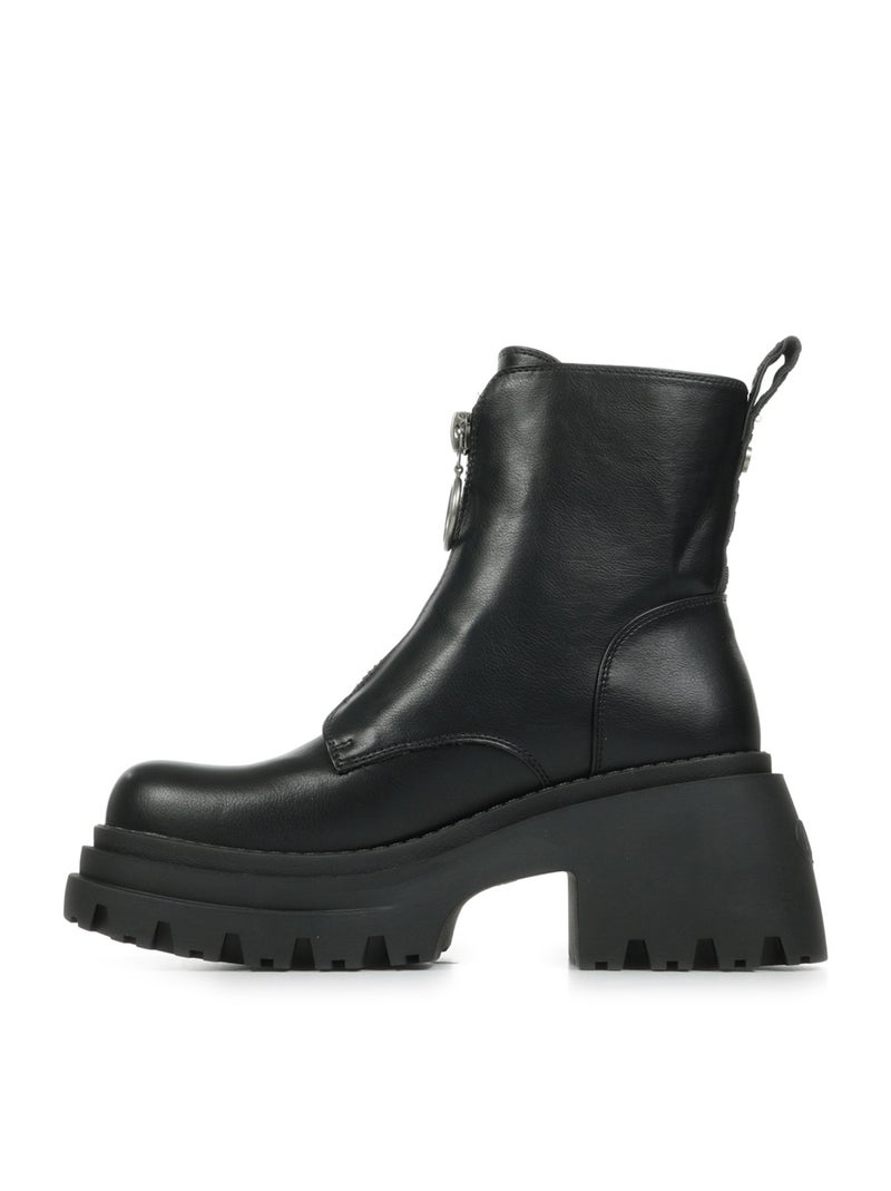 Bottines Buffalo Bravr Zip Bfl Noir - Kiabi