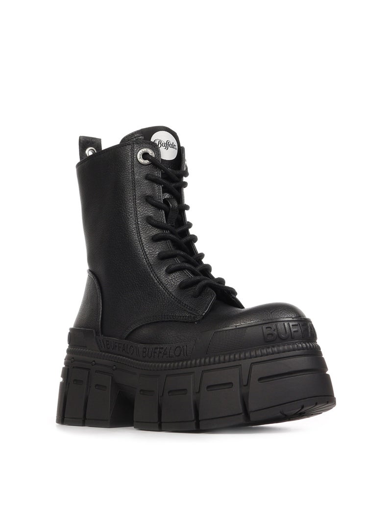 Bottines Buffalo Gospher Lace Up Noir - Kiabi