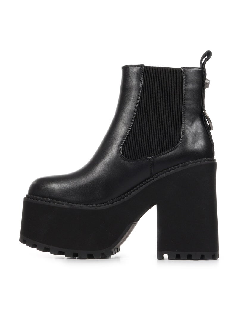 Bottines Buffalo Killah Chelsea Vegan Nappa Noir - Kiabi