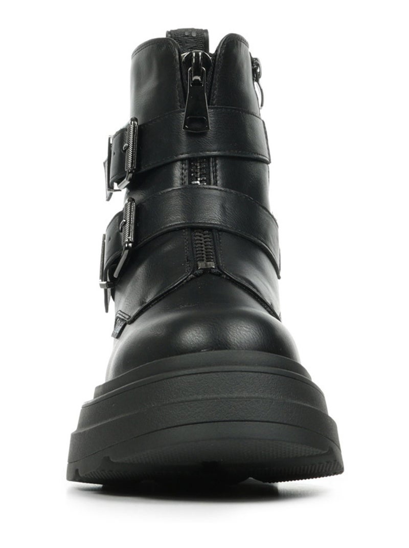 Bottines Buffalo Mars Biker Bfl Noir - Kiabi
