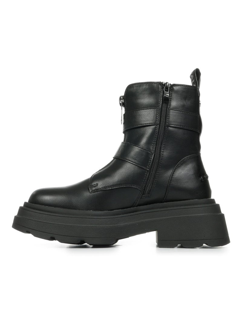 Bottines Buffalo Mars Biker Bfl Noir - Kiabi