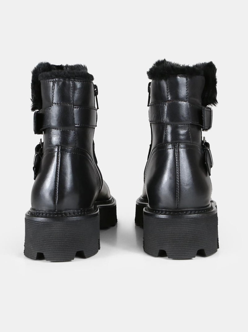 Bottines Casual d'Hiver - BATA Noir - Kiabi