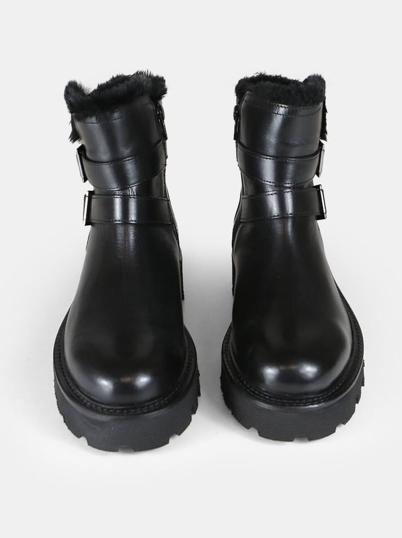 Bottines Casual d'Hiver - BATA Noir - Kiabi