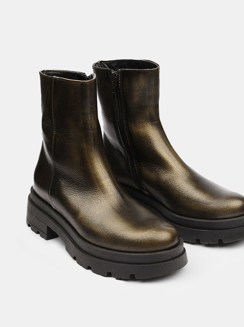 Bottines Casual d'Hiver BATA Bronze - Kiabi