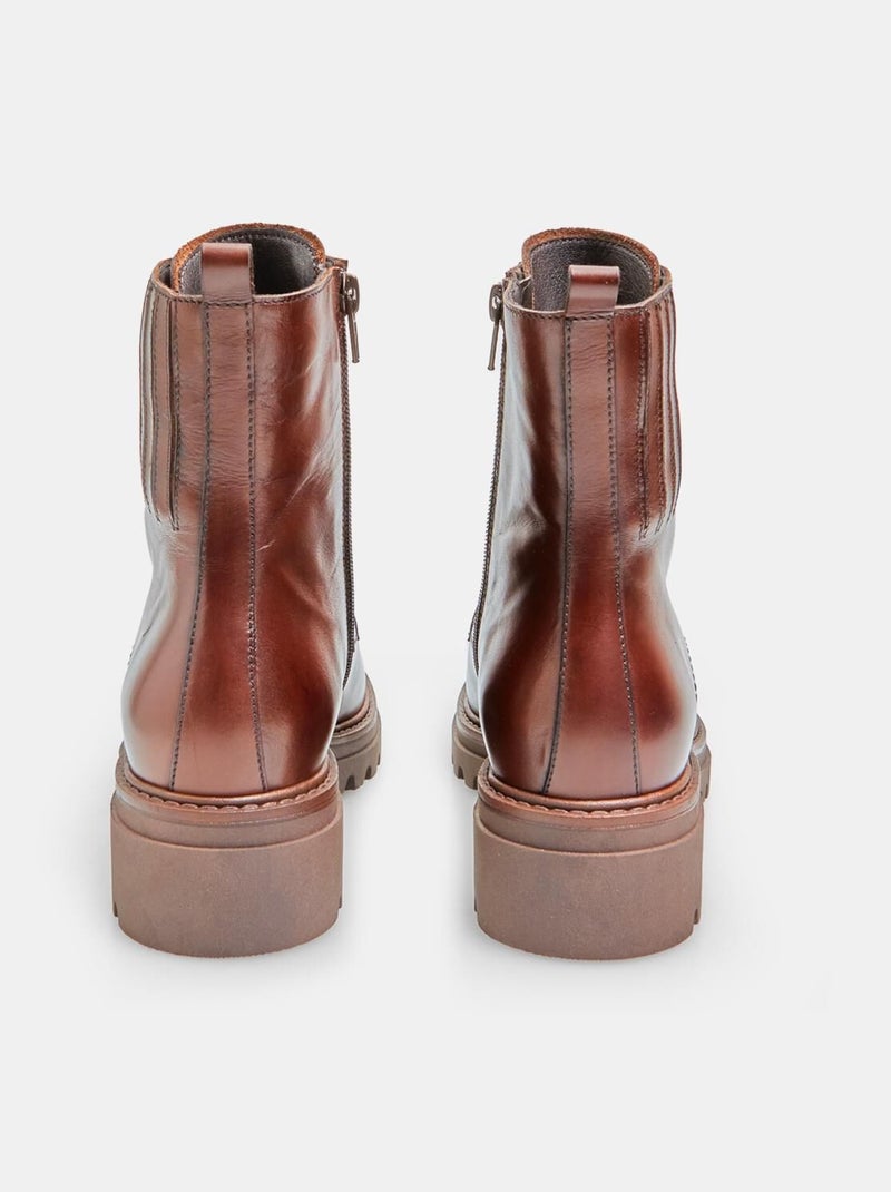 Bottines Casual d'Hiver BATA Marron - Kiabi
